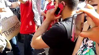 Germans Beaten by Muslims During Violent pro-Palestine Rally