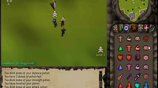 Runescape RED MASK PK! + Pking