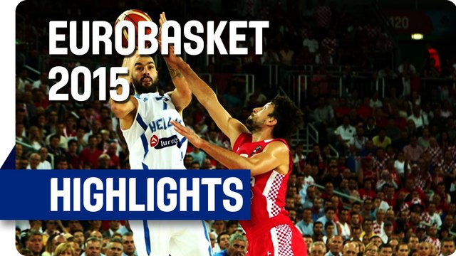 Greece v Croatia - Group C - Game Highlights - EuroBasket 20