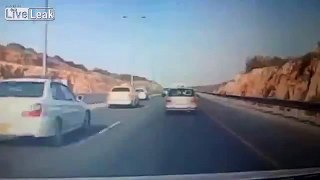 Dumb accident on highway