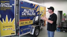 9800 Mobile Auto Detailing Trailer with Steve
