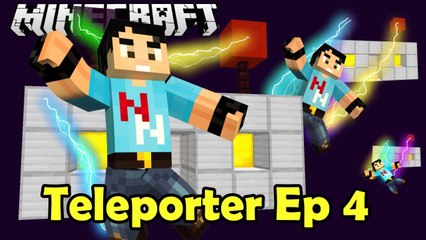 Minecraft The Teleporter Puzzle Map THE END EP 4 NikNikamTV