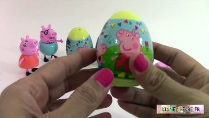 3 Oeufs Surprise Peppa Cochon  Peppa Pig Surprise Eggs