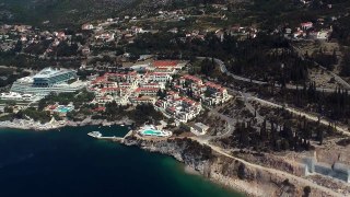 Aerial Video of Lopud Island and Hotel Lafodia and Resort
