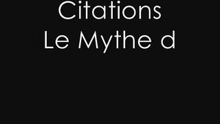 Citations - Le Mythe de Sisyphe [Albert Camus]