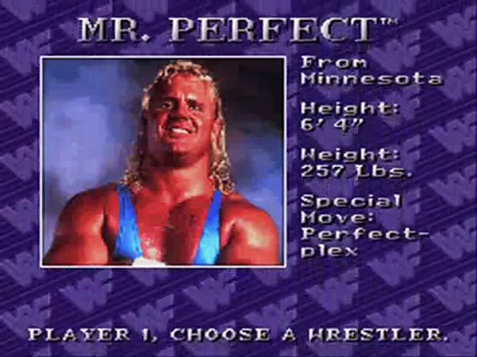 WWF Royal Rumble SNES roster 1