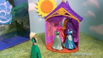 FROZEN Disney Queen Elsa Visits Disney Princess Rapunzel for Tangled a Disney Toy アナ