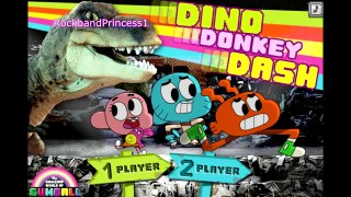 Cartoon Network's The Amazing World Of Gumball Dino Donkey Dash Game   Gumball Games
