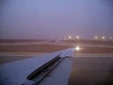 هبوط طائرة الخطوط السعودية في مطار الرياض