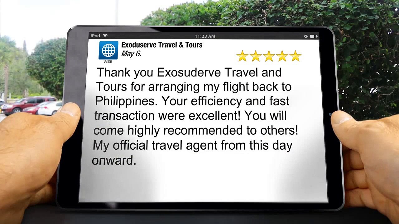 Exoduserve Travel & Tours Balangga Perfect 5 Star Review by May G.