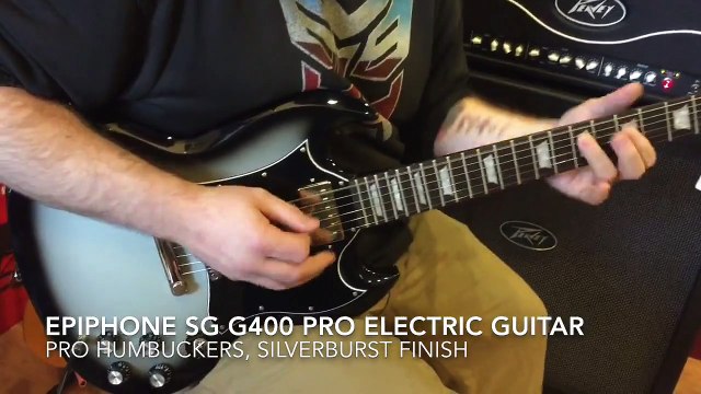 Epiphone SG G400 PRO Electric Guitar SilverBurst Finish