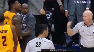 Joey Crawford Owns Iman Shumpert  | Bulls @ Cavaliers East Semis Game 5 | 5.12.2015