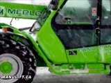 Manulift - Déneigement avec une Merlo PANORAMIC 32.6 / Snow removal with Merlo PANORAMIC 32.6