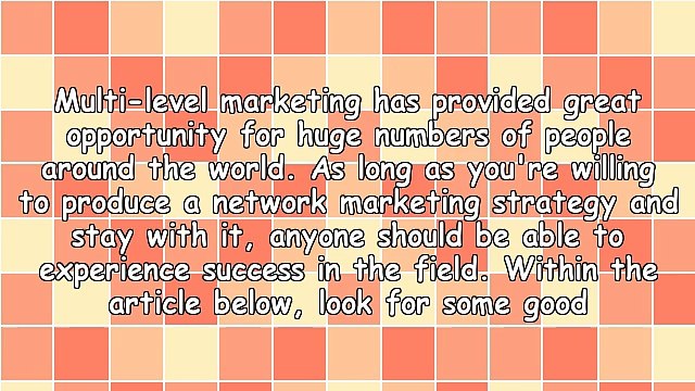 The Fast Report Concerning How To Be Considered A Excellent Network Business Owner