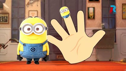 Minions Despicable me Cartoon Finger Family Kids Nursery Rhymes