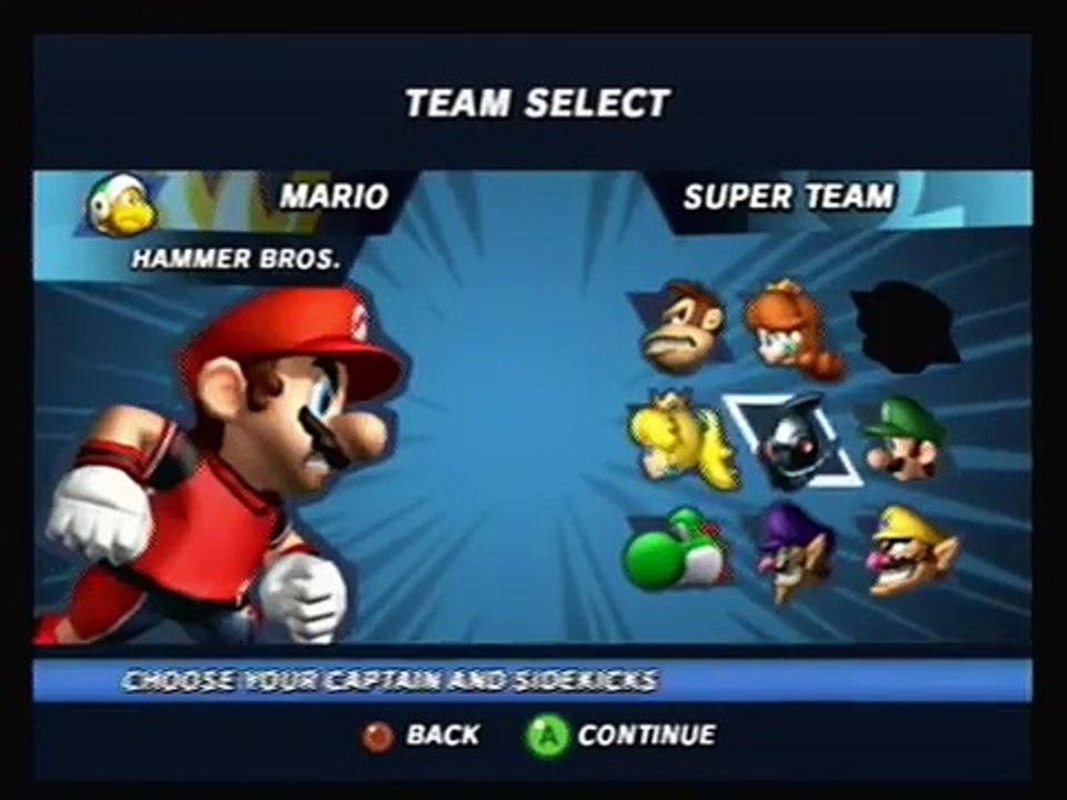 Super Mario Strikers: Mario vs Super Team