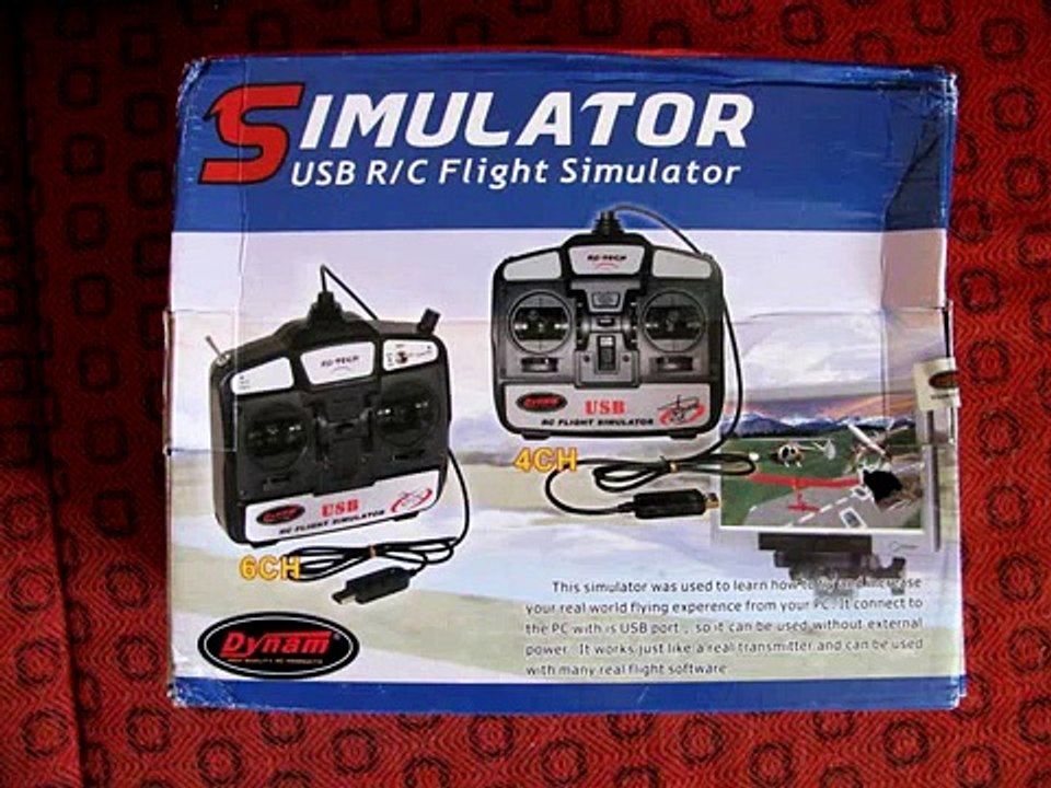 Dynam RC Tech 6-Channel USB R C Airplane Helicopter Flight Simulator ...