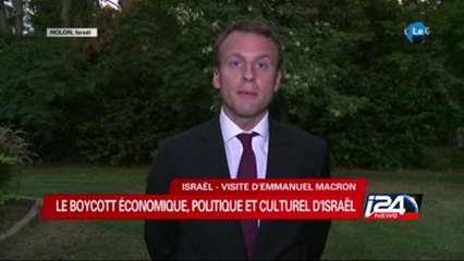 Interview sur i24news d'Emmanuel Macron, le ministre français de l'Economie