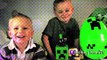 Minecraft MEGA EGG Play Doh Surprise! Creeper Explosion + Blind Boxes Series 1 HobbyKidsTV
