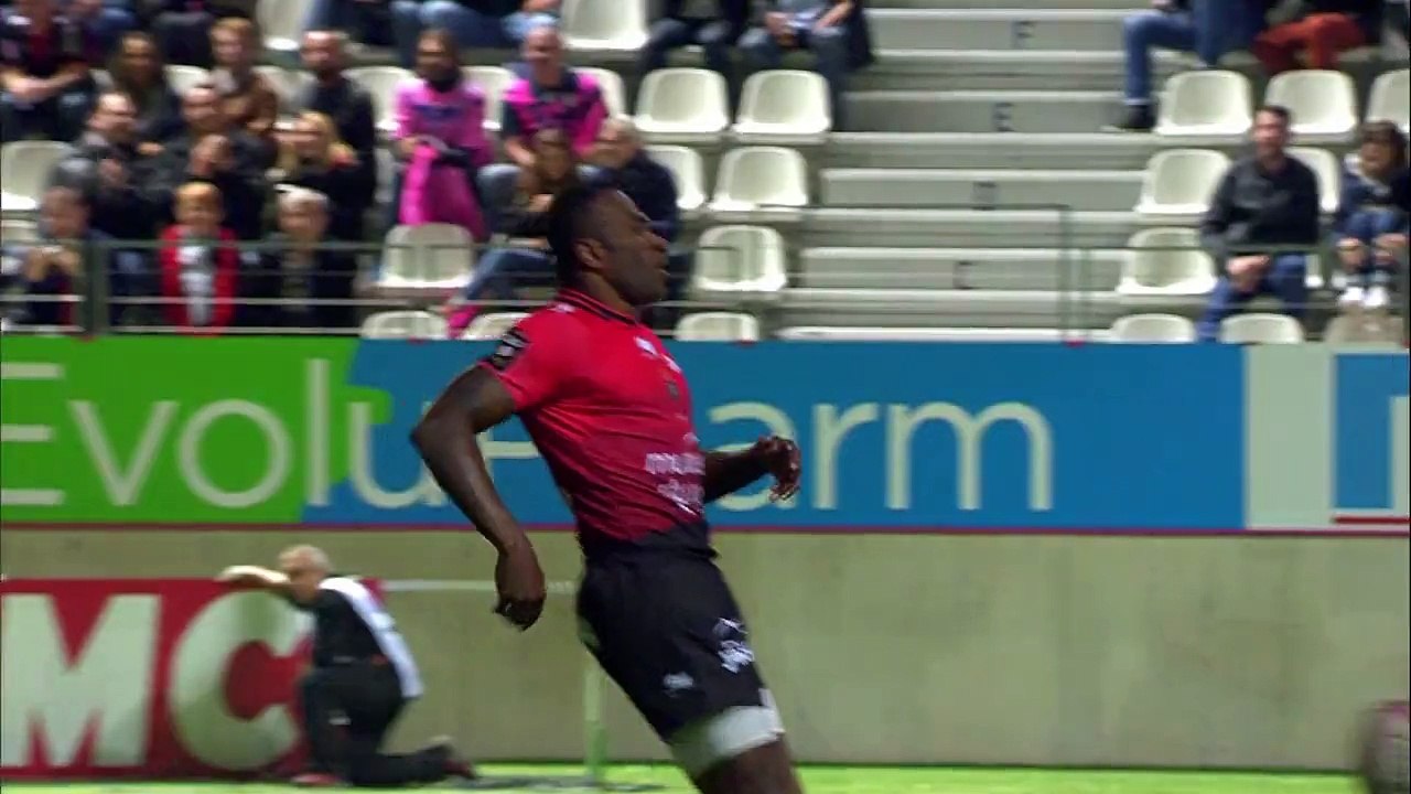 TOP 14 - Paris - Toulon : ESSAI Raphael LAKAFIA (PAR) - Saison 2015/2016