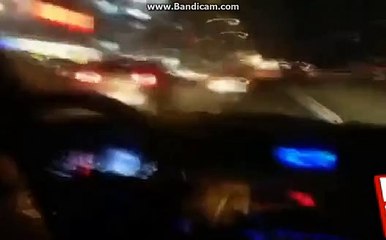 trafikte makas atan maganda kaza yaptı