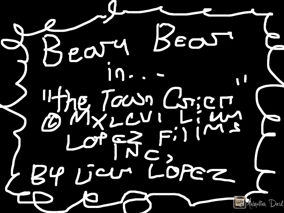 A Beary Bear Cartoon-1938-The Town Crier
