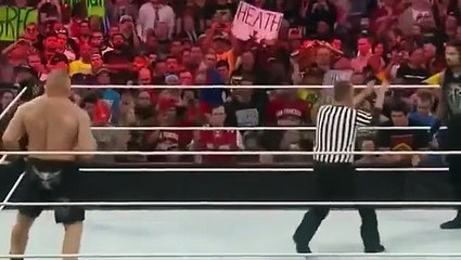 wwe brock lesnar vs roman reigns full BLOODIEST show hd WWE Wrestling