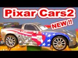 Disney Pixar Cars Unboxing New Silver Jeff Gorvette with Lightning McQueen Cars from Cars2
