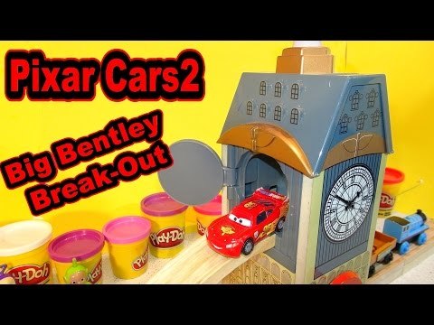 Pixar Cars Big Bentley Break Out with Lightning McQueen, Mater, The Teletubbies, Dora the Explore