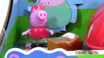 Peppa pig en francais Voiture de Pique nique Picnic Adventure Car Jouets