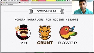 Getting started with Yeoman and generator-webapp