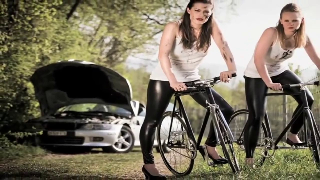 bicycle race - queen (w/lyrics) humor HD