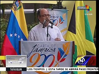 Celebran venezolanos 200 años de la Carta de Jamaica