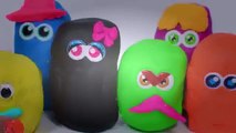 Play-Doh Funny Faces Toy Surprise Eggs - Huevos Sorpresa con caras graciosas PlayDough