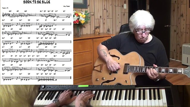 Born To Be Blue - Jazz guitar & piano cover - Yvan Jacques