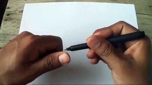 Tutorial de dibujo fácil 3/8 - Dibujo de una caricatura - Drawing of a cartoon