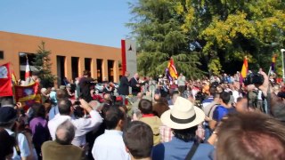 Inauguración del Monumento a las Brigadas Internacionales en la Ciudad Universitaria de Madrid