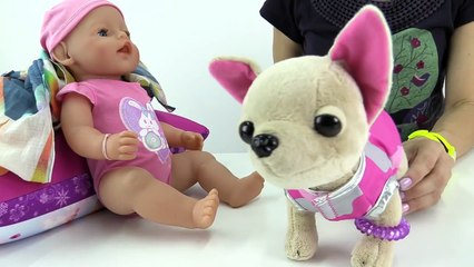 Видео для девочек КАК МАМА. Яблоко для куклы Baby Born.