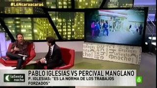 Pablo Iglesias VS Manglano (PP) en 