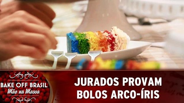 Jurados provam Bolos Arco-íris