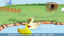 The Animals On The Farm Nursery Kids Rhymes | HD Rhymes With Lyrics | Kids Favorite Songs