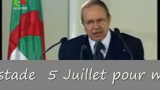 Bouteflika le kabyle traduction de son discours