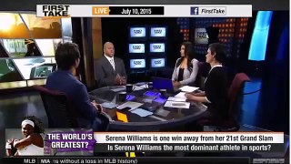 Is Serena Williams The Most Dominant Athlete In the World? - ESPN First Take