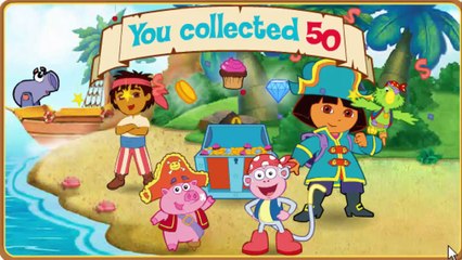 Dora's pirate boat treasure hunt