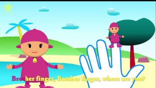 POCOYO Finger Family Cartoon Animation Nursery Rhymes For Children