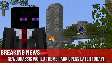 The Diamond Minecart | Minecraft| TRAYAURUS VISITS JURASSIC WORLD Custom Mod Adventure TDM