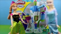 Play Doh Perfect Ice Cream Twist Disney Frozen Anna & Elsa Make Ice Cream Kristoff & Sven