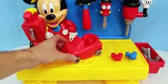 Mickey Mouse Clubhouse Disney Handy Helper Workbench Toy Tools by ToysReviewToys