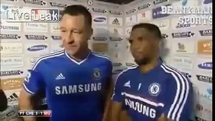 John Terry and Samuel Eto'o in a hilarious voiceover