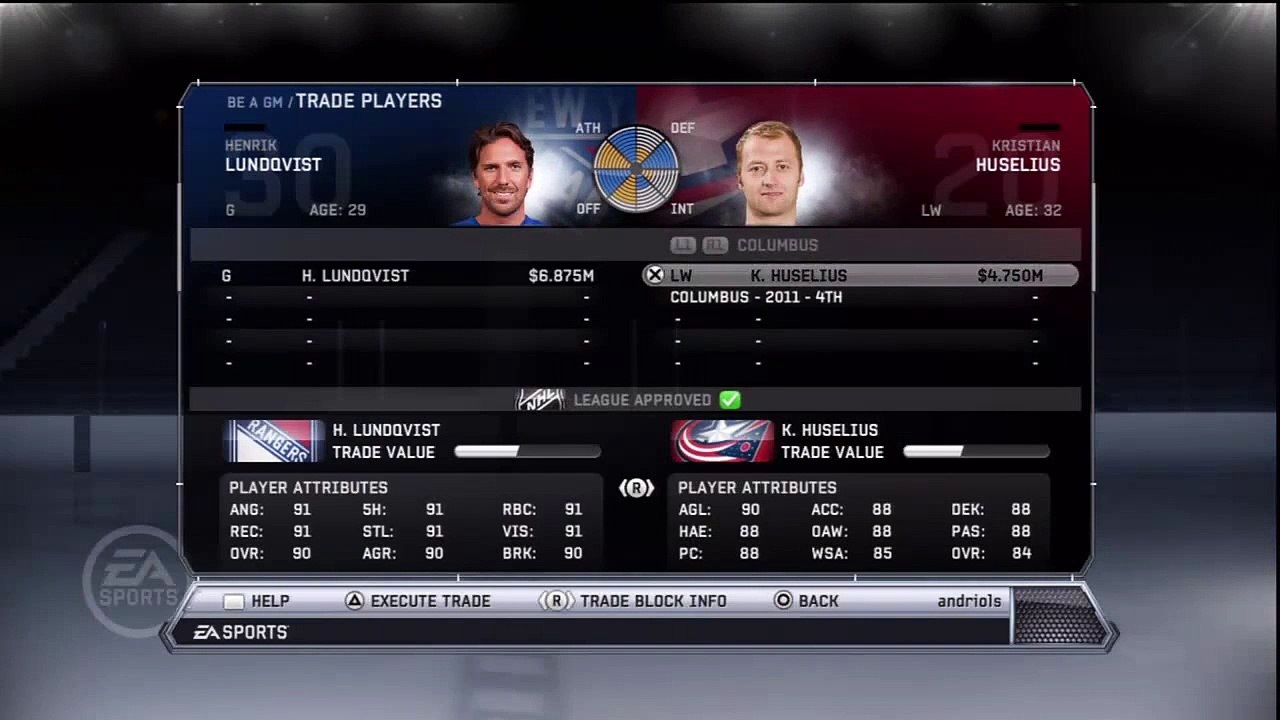 NHL 12: Be a GM Walkthrough Part 1